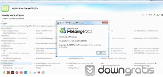 Imagem do MSN 2012
