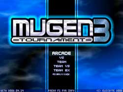 Mugen Tournament – Jogo de Luta