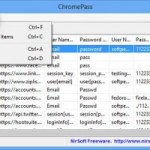 ChromePass – Recupere Usuários e Senhas do navegador Chrome